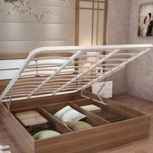 BUILT-IN PNEUMATIC FOLDING BED MECHANISM (FRONT SIDE MOUNTED)