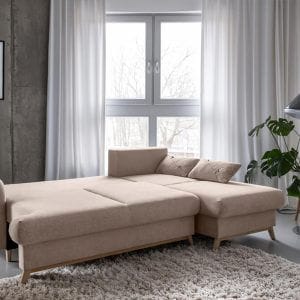 BUILT-IN PNEUMATIC FOLDING BED MECHANISM WITH BOOK SHELF (FRONT SIDE MOUNTED)