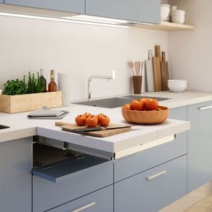 PULL OUT FOLDING TABLE STSTEM（6 SECTION)